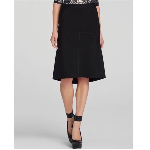 BCBGMaxAzria Dresses & Skirts - BCBGMaxAzria ‘Manon’ Black Seamed Bandage Bodycon Fit & Flare A-line Skirt